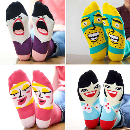 Funny Personality Double-sided Pattern Jacquard Trendy Socks