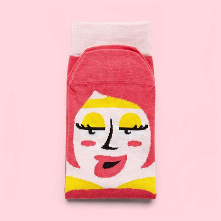 Funny Personality Double-sided Pattern Jacquard Trendy Socks