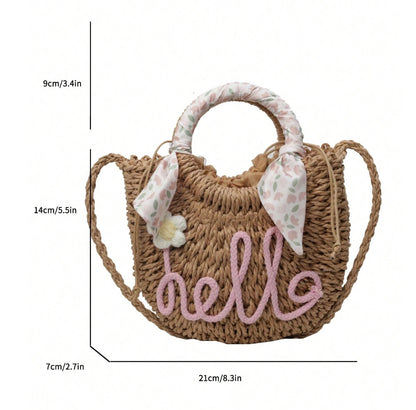 Woven Beach Bag Handmade